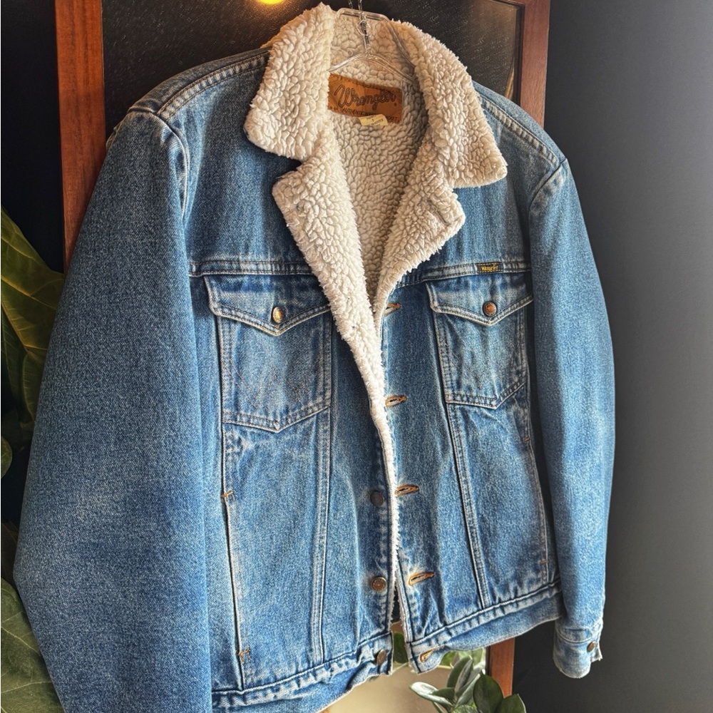 Wrangler Denim Sherpa Jacket